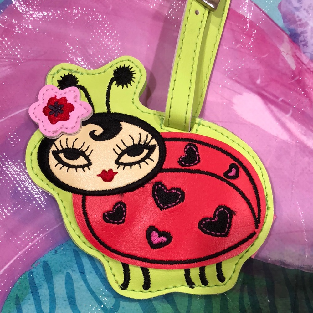 Fluff Ladybug 🐞 Bag Tag